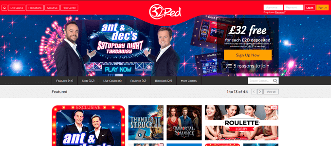 A detailed overview of 32red online casino 2018 - 32red casino review