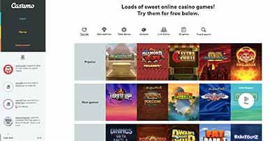 Casumo provides a large collection of games available for play.
